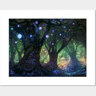 Forest Wisp Posters and Art